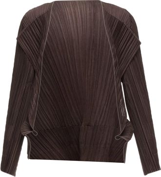 Issey Miyake Pleats Please Plisse 3D Cut Cardigan Jacket