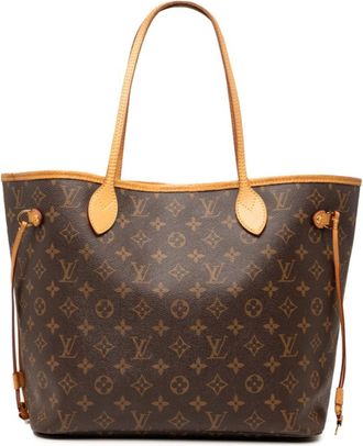 Louis Vuitton Brown Pvc Leather Tote Bag (Pre-Owned)