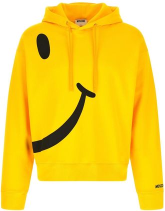 Moschino Yellow Smiley Hoodie