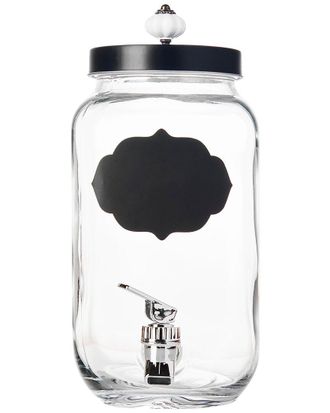 Style Setter Manchester 1 Gallon Glass Beverage Dispenser