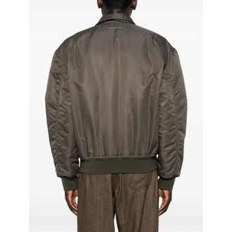 Maison Margiela Padded with Classic Collar Down Jacket - Gray