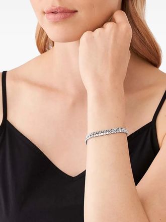 Michael Kors crystal-embellished chain bracelet - Silver