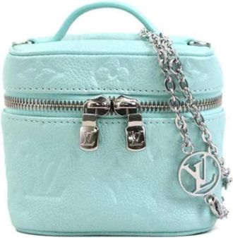 Louis Vuitton Tweedehands Canvas Louis Vuitton tassen - Dames - Vintage Handtas - Blauw - ONE Size - Vintage