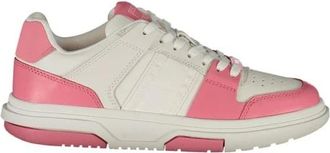 Tommy Hilfiger Polyester Sneakers - Dames - Sneakers - Roze - 39 EU - Polyester - Schoenen