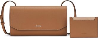 Oryany Mandy Leather Crossbody Wallet in Sand Brown at Nordstrom Rack