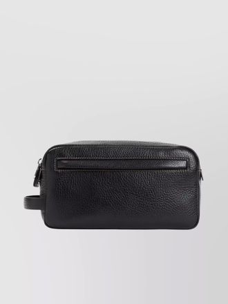 Brunello Cucinelli leather wash bag