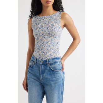 Reformation Dusk Stretch Knit Top in Dara at Nordstrom, Size X-Small