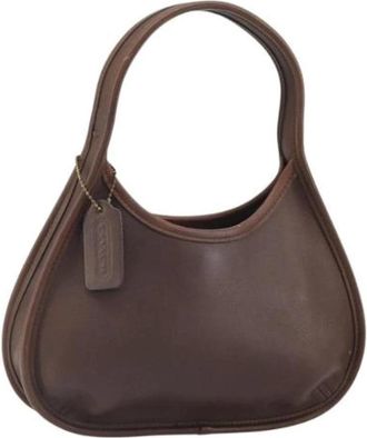 Coach Pre-owned Handbags, female, Brown, Size: ONE SIZE Pre-owned Leather Handbag