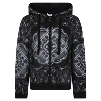 Casablanca Heren, Sweatshirts & Hoodies, Zwart, Maat: M Mohair