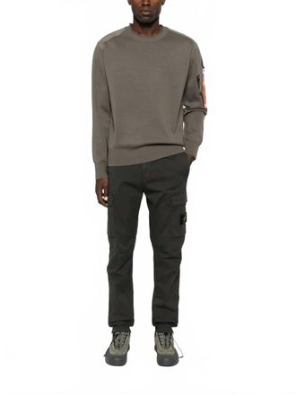 Parajumpers Mens Braw Crewneck Sweater In Olive