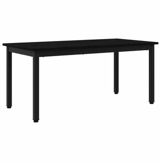 vidaXL Mesa De Caf&eacute; Roble Negro 100 X 50 X 45 Cm Madera De Ingenier&iacute;a Vidaxl