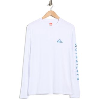 Quiksilver Logo Graphic Sun Shirt in White at Nordstrom Rack, Size X-Large