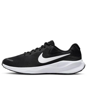 Nike Revolution 7 Road Running Shoes Black White FB2207-001