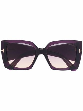 Tom Ford Eyewear Occhiali da sole oversize - Viola