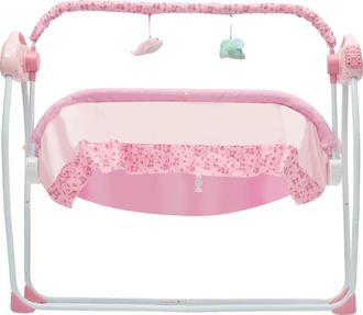 OEM Cuna Para Beb&eacute;, Funci&oacute;n De Balanceo Autom&aacute;tico, Mando A Distancia, Color Rosa