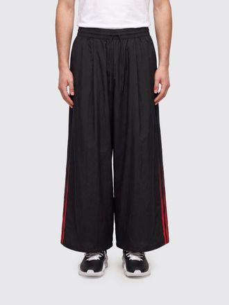 Yohji Yamamoto Wide-Leg Technical Fabric Trousers with Drawstring Waist