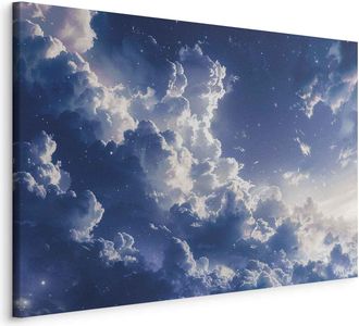 OEM Imagen: Nubes Estrelladas Y Una Luz Tenue Sobre Un Rinc&oacute;n Del Cielo