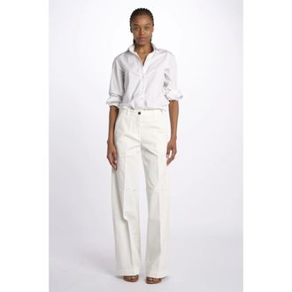 Nine In The Morning Dames, Broeken, Wit, Maat: W31 Katoen