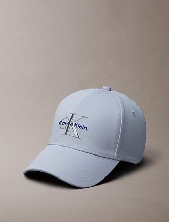 Calvin Klein Gorra de sarga de algod&oacute;n con logo