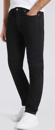 Calvin Klein Jeans Slim-fit-Jeans CALVIN KLEIN JEANS SLIM TAPER, Herren, Gr. 31, L&auml;nge 34, schwarz (schwarz denim), Denim/Jeans, Obermaterial: 99% Baumwolle, 1% Elasthan