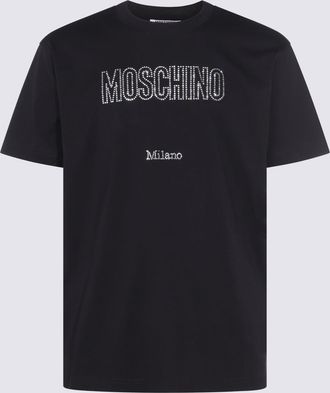 Moschino T-Shirts And Polos Blacks And Greys-Uomo