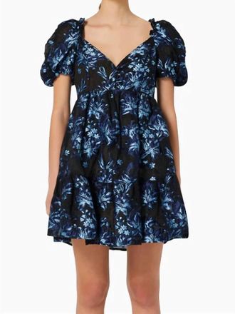 Elliatt Wandering Dress In Navy