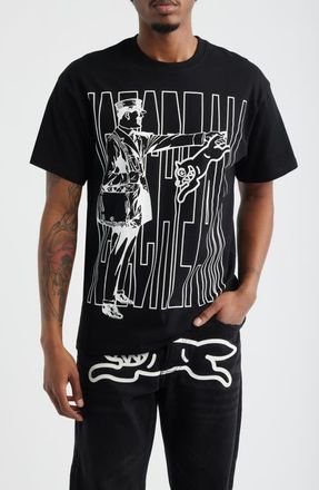 Icecream Catcha Tiger Cotton Graphic T-Shirt in Black at Nordstrom, Size Xx-Large