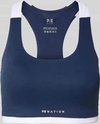 P.E Nation Sport-BH mit Racerback Modell HIGHGATE in Dunkelblau, Gr&ouml;&szlig;e XS