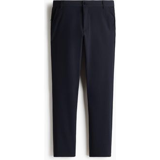 H&M Slim Fit Four-way Stretch Chinos in Navy Blue at Nordstrom, Size 31