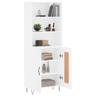 Berkfield Home Highboard White 69.5x34x180 cm Engineered Wood