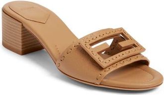 Fendi Baguette Slide Sandal in Cammello Bag at Nordstrom, Size 38.5