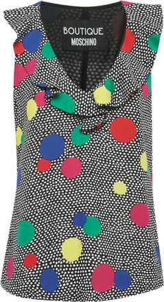 Moschino Blusa a pois - Nero