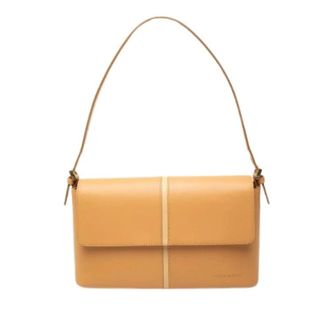 Burberry Pre-owned Shoulder Bag - Dames - Pre-owned - Bruin - Maat: ONE Size Leer