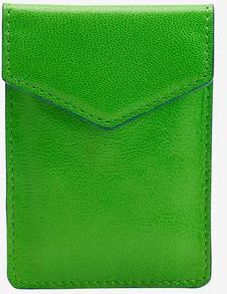 Tusk Siam Mini Card Case in Grass /Indigo at Nordstrom