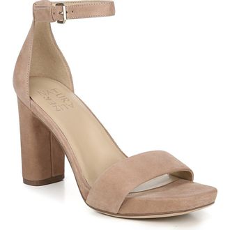 Naturalizer Joy Ankle Strap Sandal in Gingersnap Suede at Nordstrom Rack, Size 9