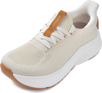 JACKSHIBO Slip in Women Hands Free Walking Shoes Wide Toe Box Slip on Arch Support with Metatarsal Pads Sneakers Athletic Tennis Workout Plantar Fasciitis Ortho