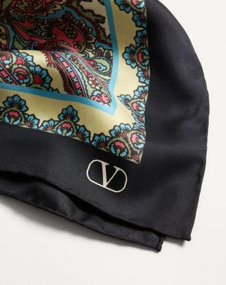Valentino Garavani Foulard Cachemire In Seta Donna MULTICOLOR UNI