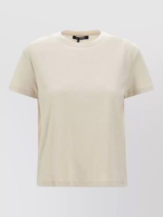 Max Mara short sleeve cotton t shirt crew neck
