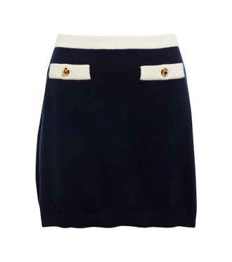 Miu Miu Cashmere miniskirt