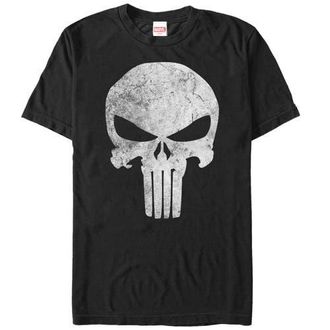 MARVEL Mens Marvel Punisher Retro Skull Symbol Graphic T-Shirt in Black at Nordstrom, Size Xxx-Large
