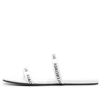 Balenciaga (WMNS) Balenciaga Round Sandals White Black 694999WCAE19010