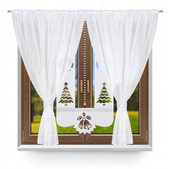 OEM Cortina Moderna R2, Juego Navide&ntilde;o, Panel Decorativo Glamuroso Para &Aacute;rbol De Navidad 400x145