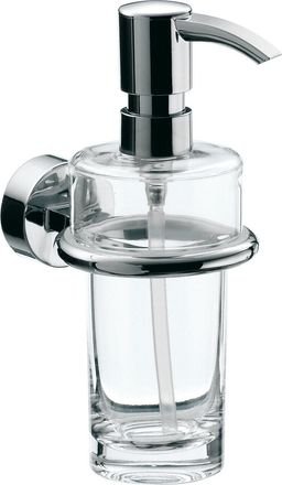 Emco Emco - Rondo 2 Dispensador De Jab&oacute;n L&iacute;quido, Cristal Transparente