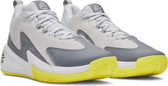 Under Armour Basketballschuh UNDER ARMOUR CURRY 3Z 25 SDE, Herren, Gr. 47,5, halo gray, lumin gelb, titan gray, Leder, Synthetik, Textil, Schuhe Basketballschuh