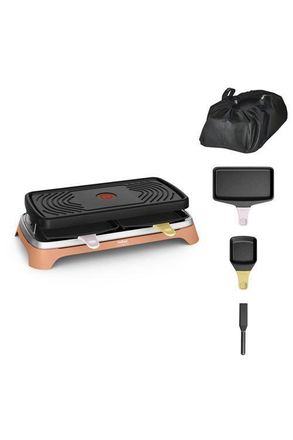 T-fal Re651jf0 M&aacute;quina De Raclette Naranja Camel 1450w
