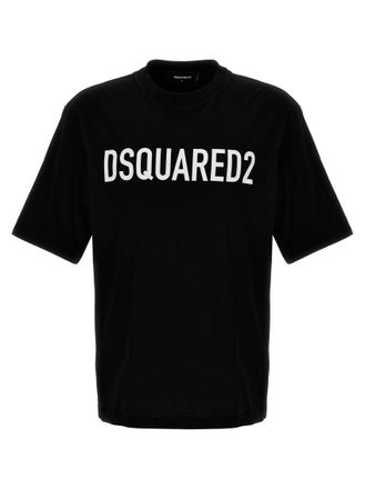 Dsquared2 Black Logo Crew Neck T-Shirt
