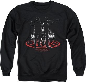 Gildan Supernatural Silhouettes Adult Crewneck Sweatshirt