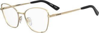 Moschino Mol 677 Cat Eye Frame - Dames - Brillen - Geel - 55 MM - Accessoires