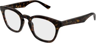 Gucci Glasses, male, Brown, Size: 50 MM Gg2185O Optical Frame
