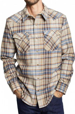 Pendleton Canyon Shirt In Brown/blue Gold Multi